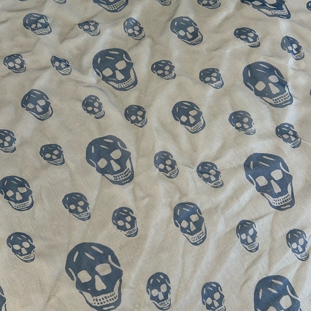 Alexander McQueen Silk Skull Scarf